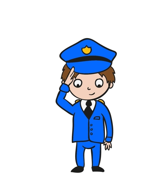 卡通警察