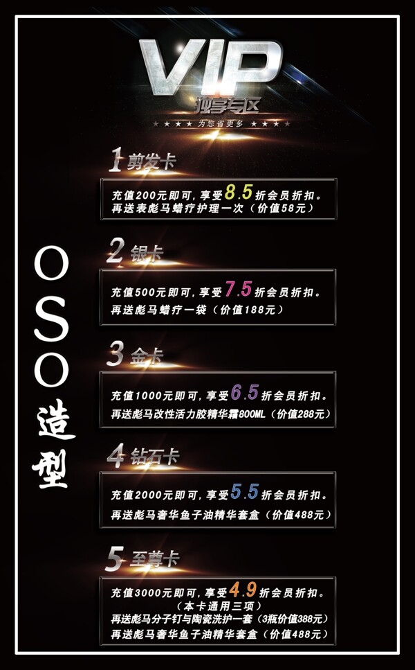 美發(fā)海報圖片