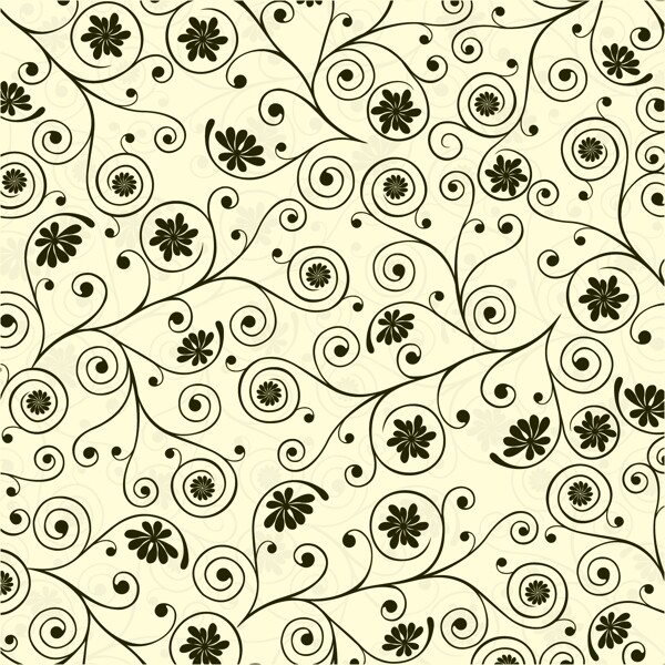 歐美花紋6228矢量EPS