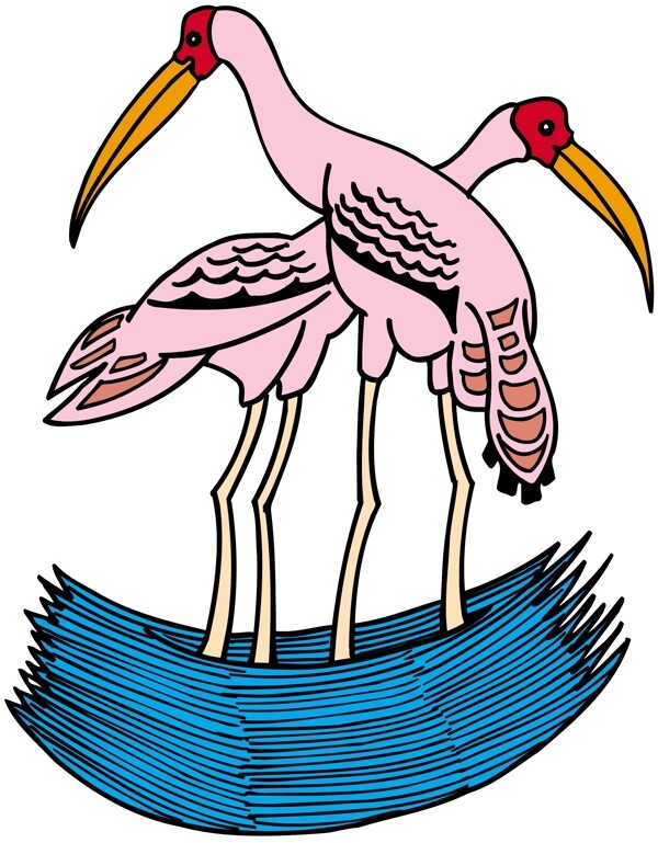各種鳥類鳥動物矢量素材EPS格式0907