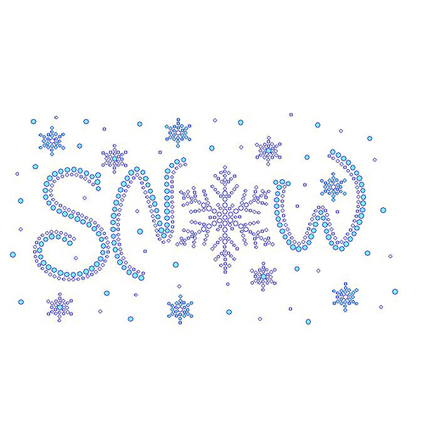 位圖燙鉆生活元素雪文字免費(fèi)素材