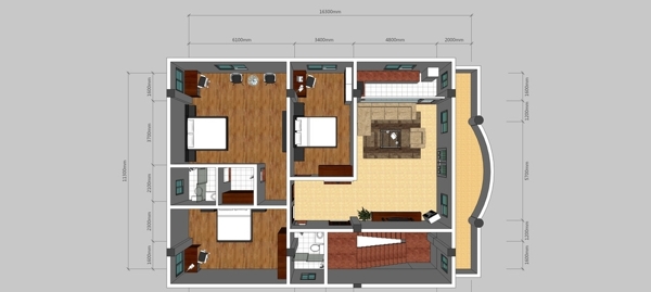 sketchup平面圖圖片
