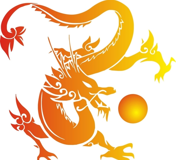 矢量龍圖片
