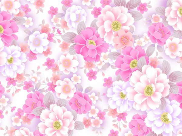 粉色的碎花背景