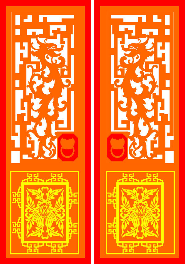 龍形鏤空門(mén)