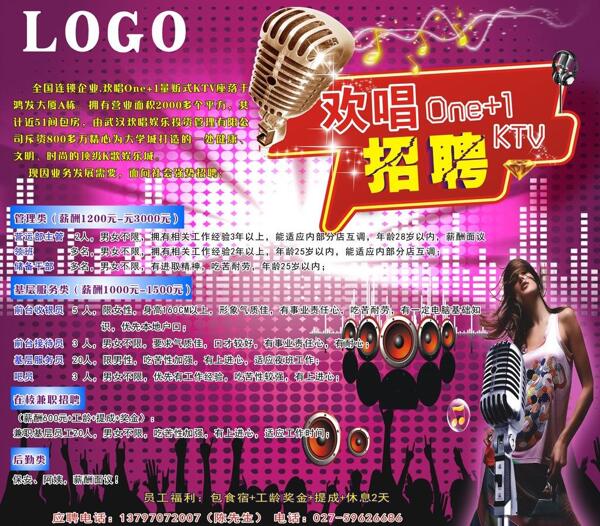 ktv招聘圖片