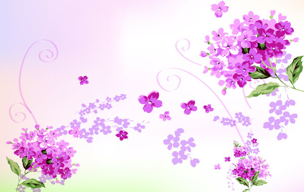 小花點(diǎn)花紋背景