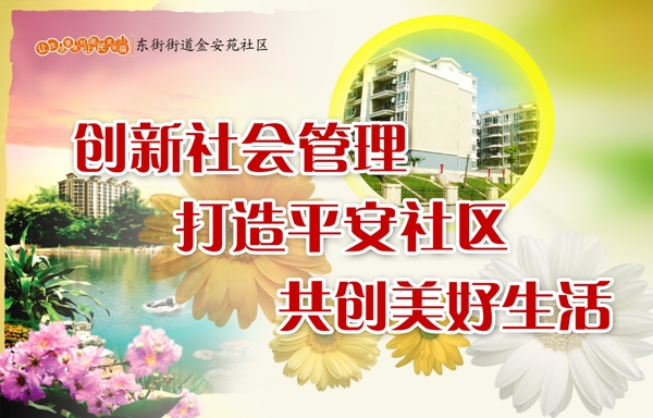 社區(qū)宣傳展板