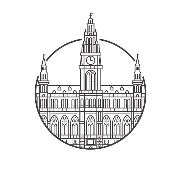 簡(jiǎn)約建筑圖標(biāo)矢量素材