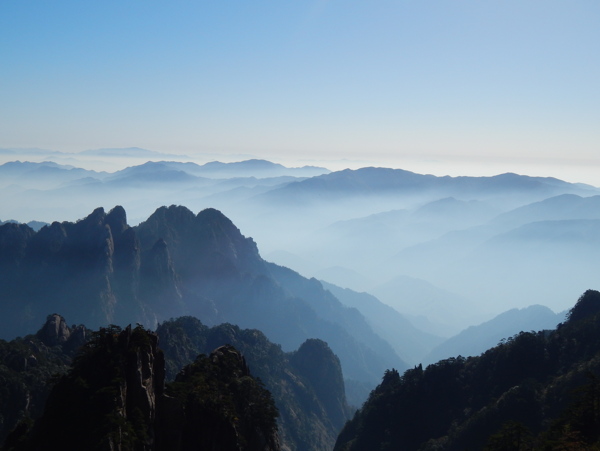 黃山風光圖片