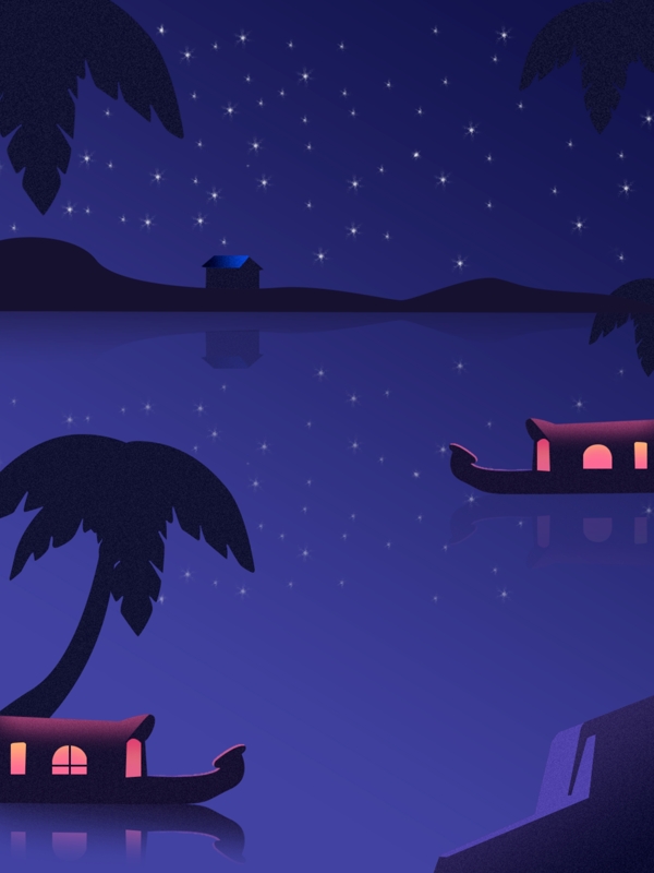 純原創(chuàng)紫色夜晚背景