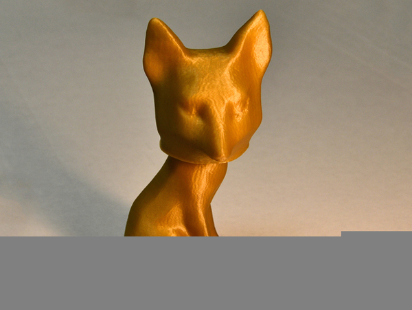 摇头狐狸从三维扫描狐狸装饰品
