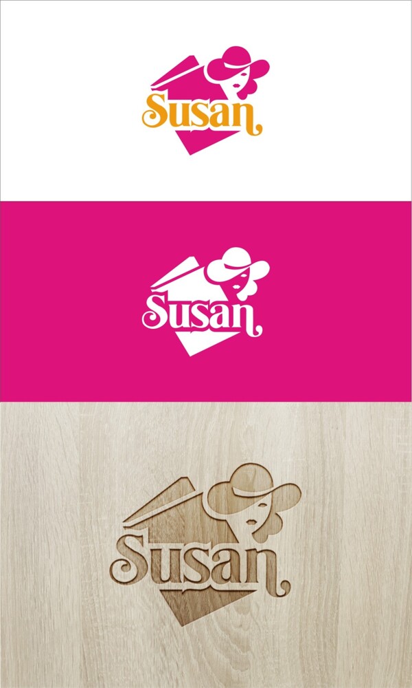 化妝品LOGO女裝女性L(fǎng)OGO粉色