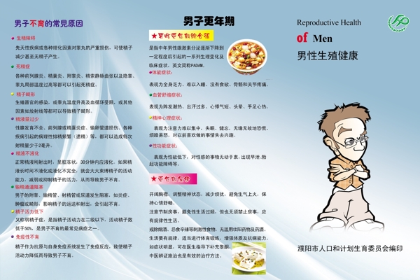 男性健康折頁圖片