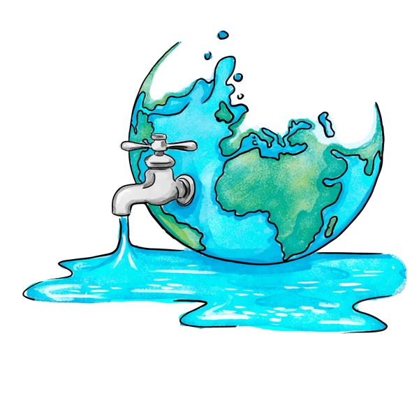 保护地球水资源图片