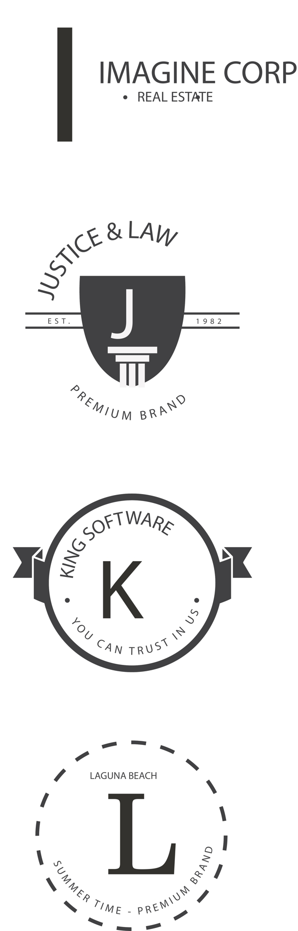 矢量復古LOGO