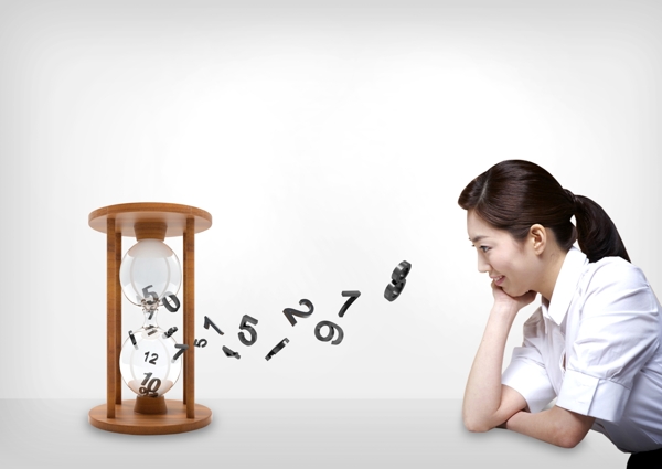 沙漏與職業(yè)女性
