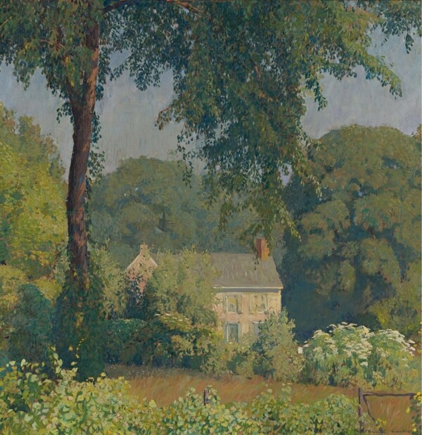 DanielGarberSummerSilence.jpeg畫家風景畫靜物油畫建筑油畫裝飾畫