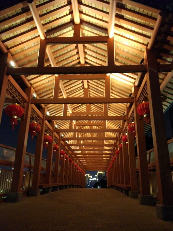 夜色涼亭