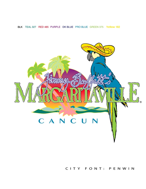 MargaritavilleCancunlogo设计欣赏MargaritavilleCancun食物品牌标志下载标志设计欣赏