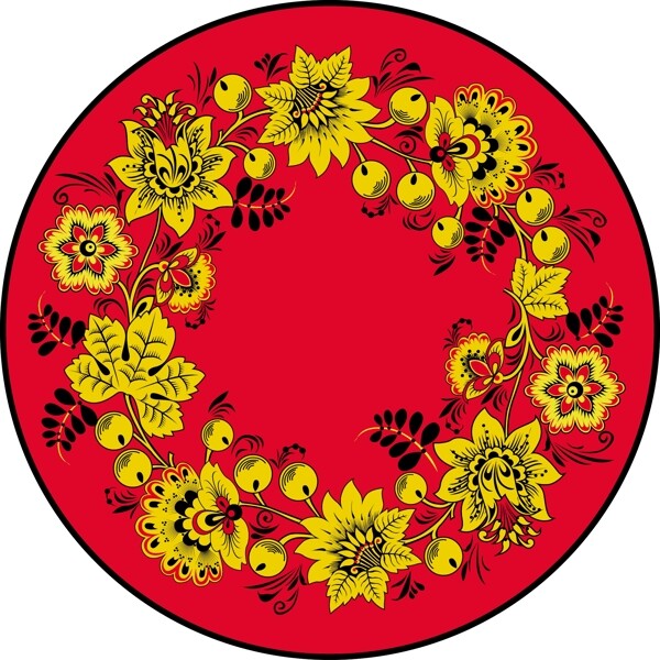 印花矢量圖優(yōu)雅植物玫瑰花色彩紅色免費素材