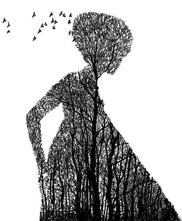 位圖藝術(shù)效果手繪人物女人免費素材