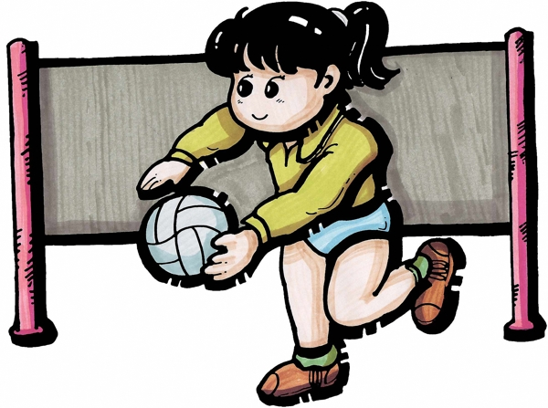 運動休閑插畫021