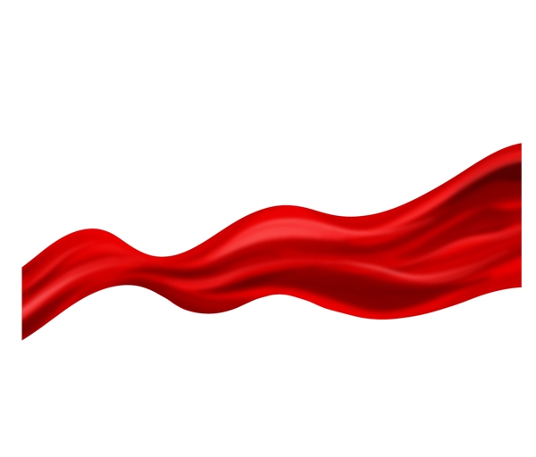红色飘带素材红色彩带丝带丝绸