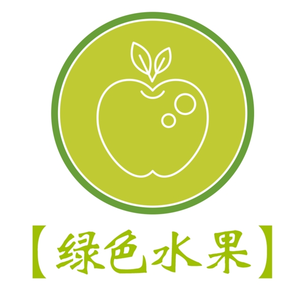 绿色水果logo
