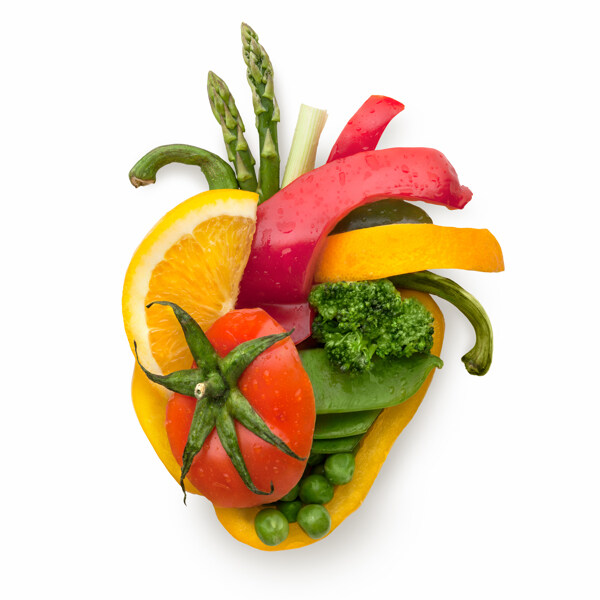 蔬菜水果心脏图片