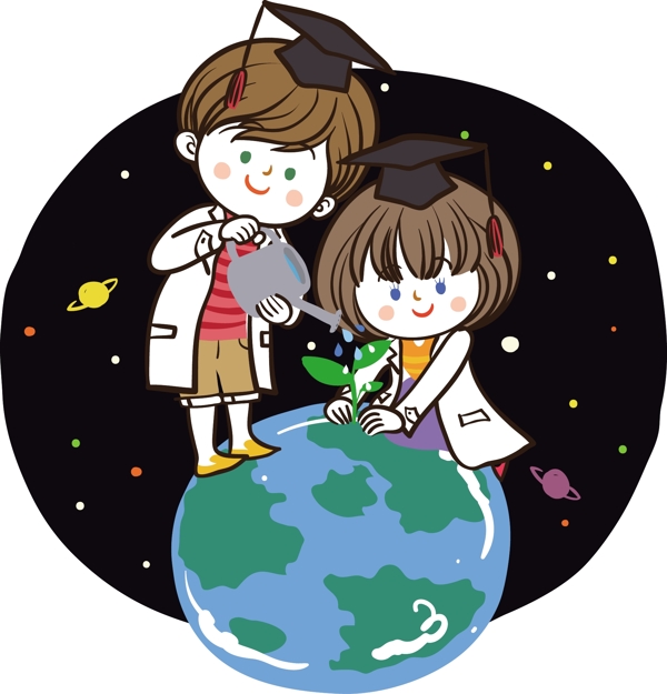 小孩與大自然
