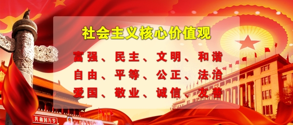 社會主義核心價值觀圖片
