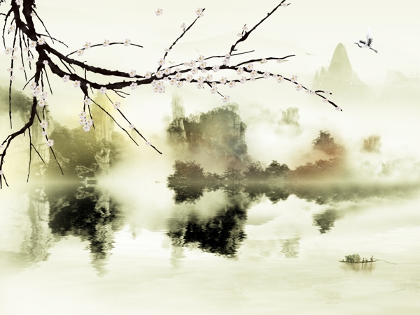 新中式背景墻