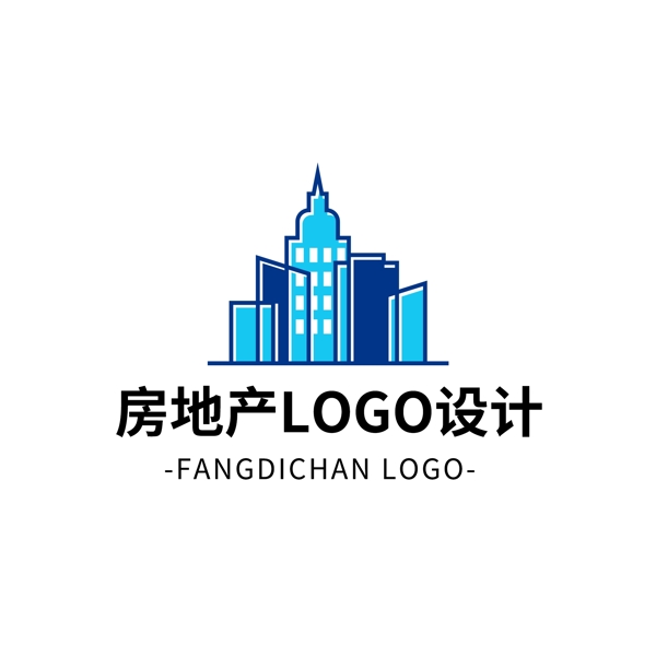 簡約大氣創(chuàng)意房地產(chǎn)logo標(biāo)志設(shè)計