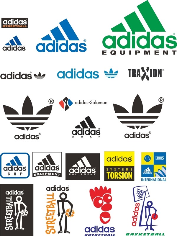 20款adidas经典标志