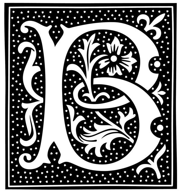 花式字母b字圖片