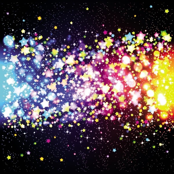 閃亮的星星背景