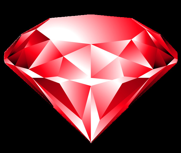 红宝石红钻石水晶钻石免抠图图片