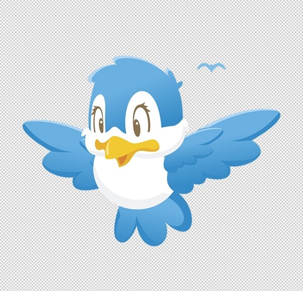 卡通鳥