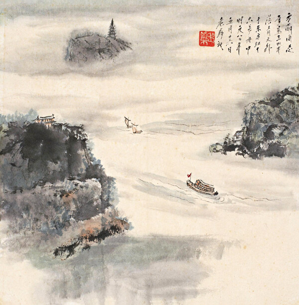 三山半落青天外圖片