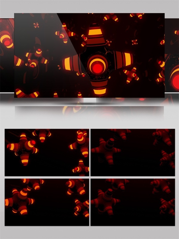 橙光梦幻卫星动态视频素材