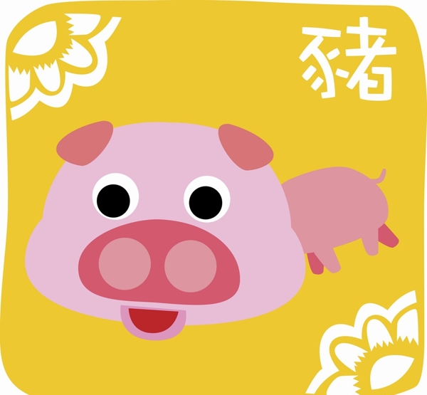 豬十二生肖圖片
