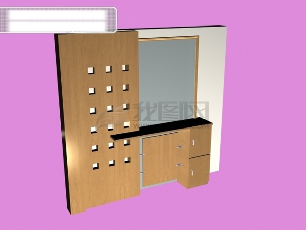 3d室內(nèi)裝飾柜墻