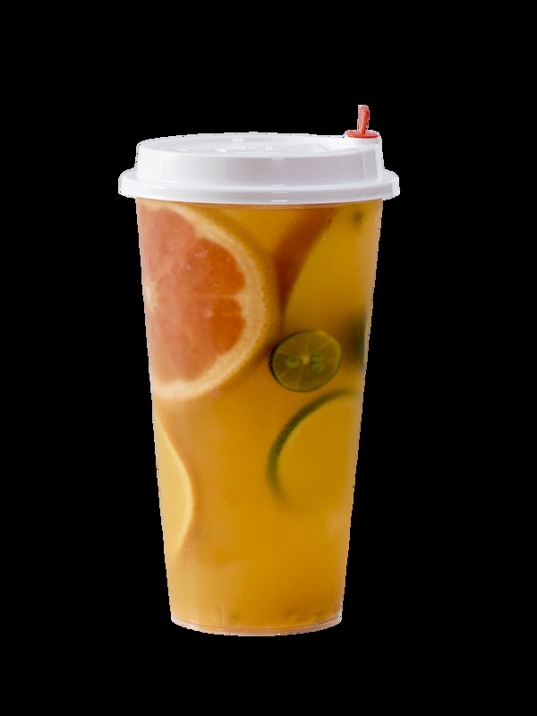 西柚小青檸蘋果水果茶創(chuàng)意果汁果茶
