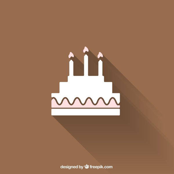 生日蛋糕卡通矢量