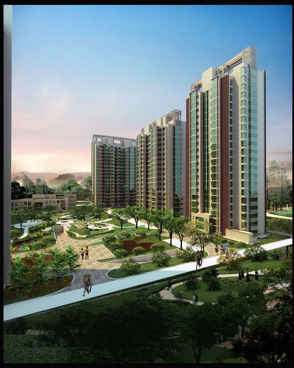 建筑景觀外立面圖片