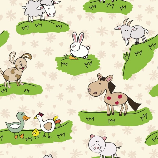 卡通動物圖片