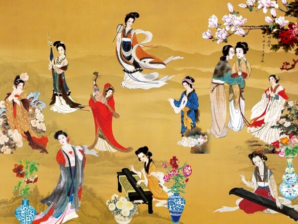 新中式背景墻