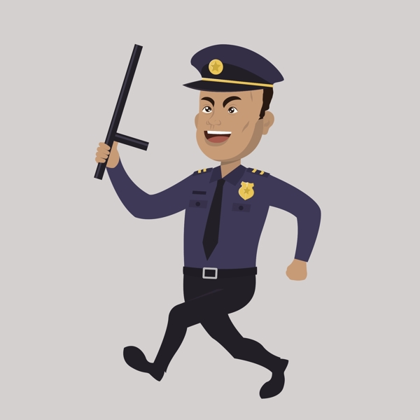 卡通警察