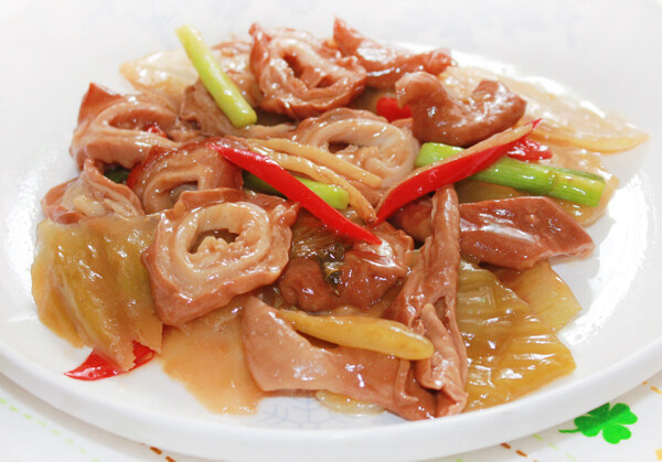 酸菜炒肥腸